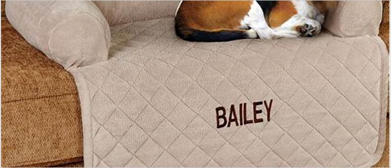 Dog couch blankets